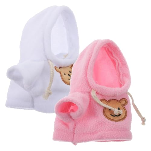 Plüschpuppenkleidung,Puppenkleidung Bär Hoodie | Bär Stoffpuppen Kleidung | Bequemes Spielzeug-Outfit-Zubehör, Kapuzenpullover, Kleidung für 15,2–20,3 cm große Stofftiere Plüschpuppenkleidung,Puppenkleidung Bär Hoodie | Bär Stoffpuppen Kleidung | Bequemes Spielzeug-Outfit-Zubehör, Kapuzenpullover, Kleidung für 15,2–20,3 cm große Stofftiere von Generisch