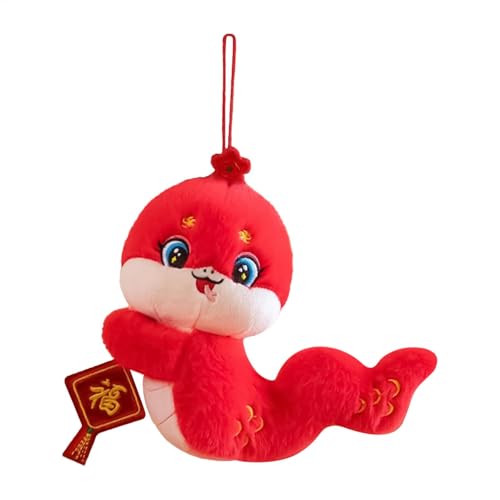 Plüschschlange zum chinesischen Neujahr, Schlangen-Plüschtiere, Schlangen-Plüschpuppenspielzeug mit Tierkreiszeichen, Schlangen-Maskottchenplüsch, chinesische Neujahrsdekorationen 2025 Plüschschlange zum chinesischen Neujahr, Schlangen-Plüschtiere, Schlangen-Plüschpuppenspielzeug mit Tierkreiszeichen, Schlangen-Maskottchenplüsch, chinesische Neujahrsdekorationen 2025 von Generisch