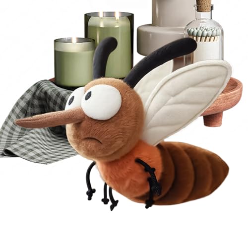 Plüschspielzeug - 7,09 x 5,51 Zoll Fliegengefüllte Puppe für weiche Kuscheln, niedliche Figurenanhänger mit hautfreundlichem Material, Kinderspielzeug für Weihnacht Mädchen Valentines Kid, entz von Generisch