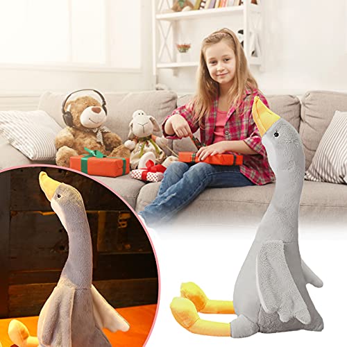 Plüschspielzeug Flauschigen Plüsch Weiche Kuschelige Stofftiere Süßes Weiches Puppespielzeug Tierpuppenspielzeug für Kindergeburtstagsgeschenke Kleinkinder Mädchen Jungen Freunde (Grey, One Size) von Generisch