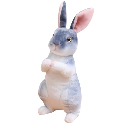 Plüschtier Hockende/sitzende Position Hasenpuppe Plüschtiere Ornament PP-Baumwollfüllung Simulation Stofftier Ostern Plüschpuppe Spielzeug Neujahr Stofftier Plüschtier Kuscheltier (Grey, One Size) Plüschtier Hockende/sitzende Position Hasenpuppe Plüschtiere Ornament PP-Baumwollfüllung Simulation Stofftier Ostern Plüschpuppe Spielzeug Neujahr Stofftier Plüschtier Kuscheltier (Grey, One Size) von Generisch