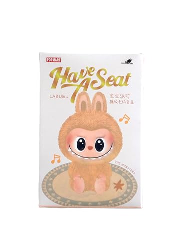 Plüschtier Lafufu Hype Plüschtier Mystery TIKTOK Plüschtier Have a Seat Blind Box + Fire Drink Sticker von Generisch