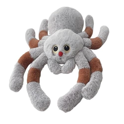 Plüschtier Spinne, 30 x 20 x 10 cm, Weich Gefülltes Kuscheltier, Grau, Dekoratives Kissen für Halloween und Weihnachten Plüschtier Spinne, 30 x 20 x 10 cm, Weich Gefülltes Kuscheltier, Grau, Dekoratives Kissen für Halloween und Weihnachten von Generisch