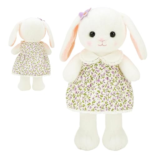 Plush Bunny Doll, Cuddly Stuffed Animal, Adorable Easter Scene Ornament, 21.65 inches Soft Throw Pillow Cushion for Living Room, Study Room, Girlfriend, and Wife von Generisch
