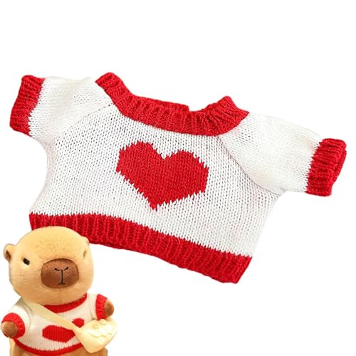 Plush Toy Clothes, 20 to 25cm Adorable Capybara Outfit Set, Birthday Decoration Dress-Up Accessories for Stuffed Animal, Festive Costume for All Occasions von Generisch