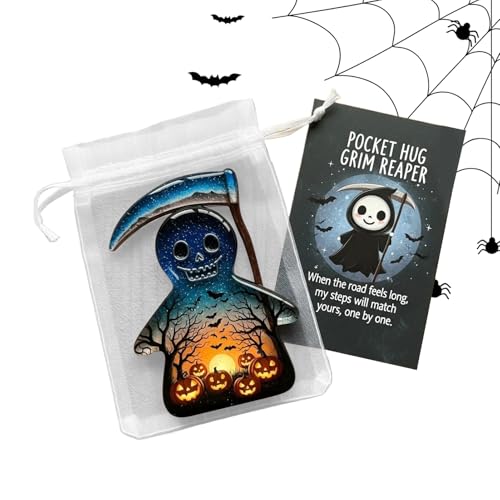 Pocket Ghost Card, Cute Comfort Cards, Ghost Bat Crow Death God Inspirational Keepsake for Graduates Team Incentives Adults Colleagues Students Teens Travel Holiday Pocket Ghost Card, Cute Comfort Cards, Ghost Bat Crow Death God Inspirational Keepsake for Graduates Team Incentives Adults Colleagues Students Teens Travel Holiday von Generisch