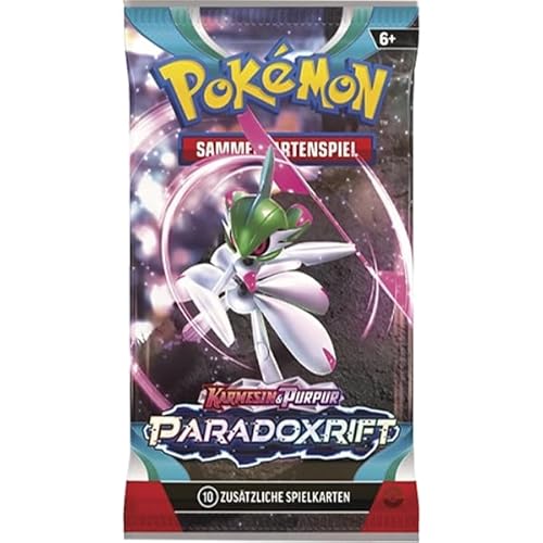Pokemon Karmesin & Purpur Paradoxrift - 1x Booster je 10x Sammelkarten (Deutsche Version) von Generisch