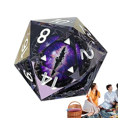 Polyedrische Würfel Auf 20 Seiten - Dragon Eye Dice, RPG Rollenspiel | Farbwürfel Für Brettspiele, Würfelsammlung Für Tischspiele, Interaktives Zubehör Für Spielliebhaber Polyedrische Würfel Auf 20 Seiten - Dragon Eye Dice, RPG Rollenspiel | Farbwürfel Für Brettspiele, Würfelsammlung Für Tischspiele, Interaktives Zubehör Für Spielliebhaber von Generisch