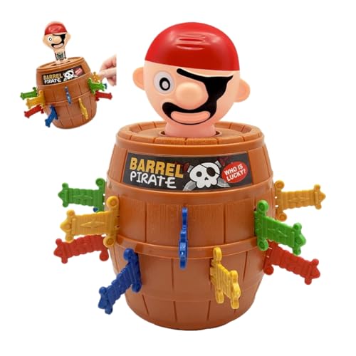 Pop Up Pirate Brettspiele, Mini Piraten Spiel, Pop Up Pirat Pirates Eimer Spielzeug, Classic Brettspiele Kinder, Familie Vorschulkinder Spiel, Piratenspiele für Kinder ab 3 Jahren Pop Up Pirate Brettspiele, Mini Piraten Spiel, Pop Up Pirat Pirates Eimer Spielzeug, Classic Brettspiele Kinder, Familie Vorschulkinder Spiel, Piratenspiele für Kinder ab 3 Jahren von Generisch