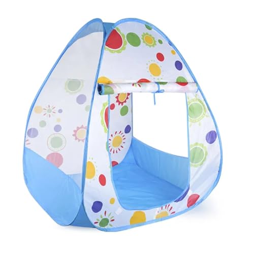 Pop-Up-Spielzelt für Kinder, für drinnen und draußen, bequem zu tragen, perfektes Geschenk für Kinder (blau) von Generisch