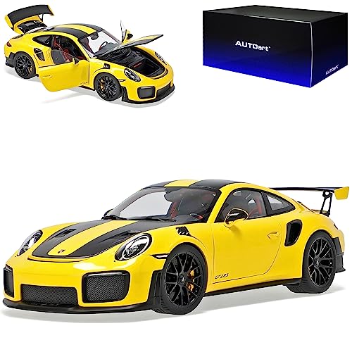 Porsch. 911 991 II GT2RS Coupe Gelb mit Schwarz Weissach Package Modell 2011-2019 Version Ab Facelift 2015 78172 1/18 AutoArt Modell Auto Porsch. 911 991 II GT2RS Coupe Gelb mit Schwarz Weissach Package Modell 2011-2019 Version Ab Facelift 2015 78172 1/18 AutoArt Modell Auto von Generisch
