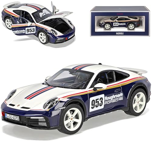 Porsch. 911 992 Dakar Roughroads 2023 Blau Neue Generation Ab 2019 1/18 Norev Modell Auto Porsch. 911 992 Dakar Roughroads 2023 Blau Neue Generation Ab 2019 1/18 Norev Modell Auto von Generisch