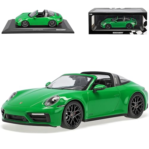 Porsch. 911 992 Targa 4 GTS Cabrio Grün Neue Generation Ab 2019 1/18 Minichamps Modell Auto mit individiuellem Wunschkennzeichen Porsch. 911 992 Targa 4 GTS Cabrio Grün Neue Generation Ab 2019 1/18 Minichamps Modell Auto mit individiuellem Wunschkennzeichen von Generisch