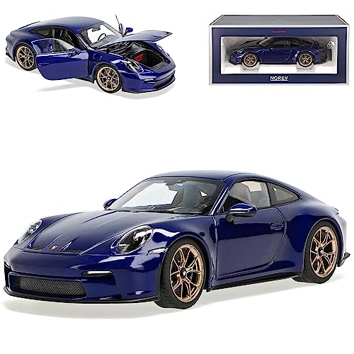 Porsche 911 992 GT3 Touring Package Coupe Blau Metallic Neue Generation Ab 2019 1/18 Norev Modell Auto von Generisch