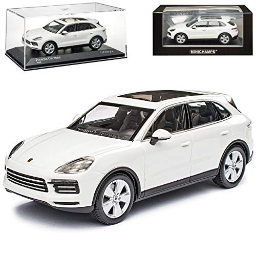 Porsche Cayenne III PO536 Weiss 3. Generation Ab 2017 limitiert 1 von 336 1/43 Minichamps Modell Auto von Generisch