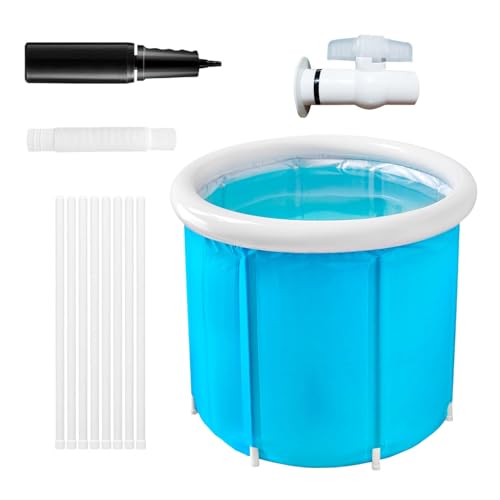 Portable Bathtub,Faltbare Wanne Für Kältebad - Große wasserdichte Korb Badewanne Für Garten Camping Reisen Familie Terrasse Badezimmer Portable Bathtub,Faltbare Wanne Für Kältebad - Große wasserdichte Korb Badewanne Für Garten Camping Reisen Familie Terrasse Badezimmer von Generisch