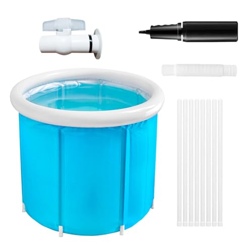 Portable Bathtub - Separates Spa Bad Mit Heißem Wasser - Große wasserdichte Korb Badewanne Für Garten Camping Reisen Familie Terrasse Badezimmer Portable Bathtub - Separates Spa Bad Mit Heißem Wasser - Große wasserdichte Korb Badewanne Für Garten Camping Reisen Familie Terrasse Badezimmer von Generisch