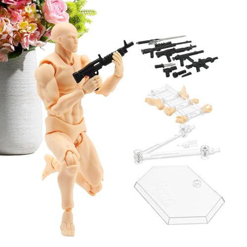 Posable Action Figure - Art Figure Model, Movable Joint Action Figures | Articulated Stop Motion Posable Action Figures, Stop Motion Figures, Action Figure, Multipurpose Figure for Home Decoration Posable Action Figure - Art Figure Model, Movable Joint Action Figures | Articulated Stop Motion Posable Action Figures, Stop Motion Figures, Action Figure, Multipurpose Figure for Home Decoration von Generisch
