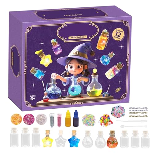 Potion Making Kit, Magic Witch Craft Set Kids, Interactive Educational Play Bottles, Creative STEM Activity Kit Hands-On Learning Toy for Halloween, Preschool, Classroom, Home, and Indoor Fun von Generisch