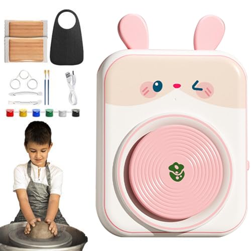 Pottery Keramik-Set für Kinder | Keramik-Set für Anfänger, Lernspielzeug, Keramikmalerei und Kunsthandwerk für Kinder ab 3 Jahren von Generisch