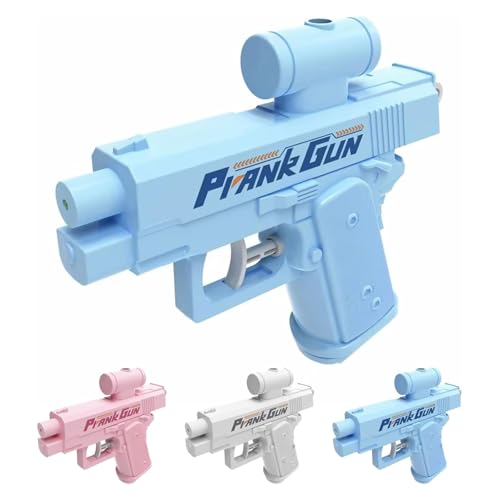 Prank Gun, Prank Water Gun, Prank Squirt Gun, Streich-Wasserpistole, Zwei-Wege Kreativer Wassersprinkler, Lustige Wasserpistole für Erwachsene und Kinder (blau) von Generisch