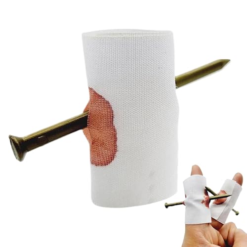 Prank Stuff | Prank Gadgets - Finger Piercing Requisiten für Strumpffüller Student Teen Junge Mädchen Frauen Geburtstag Ostern Korb Halloween von Generisch