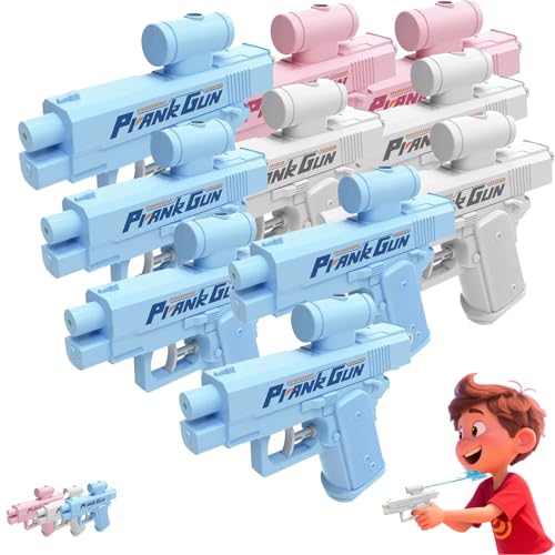 Prank Two-Way Water Gun, 2025 New Upgraded Prank Water Gun, Prank Squirt Gun Can Spray from Front and Back (Mix10pcs.a) von Generisch