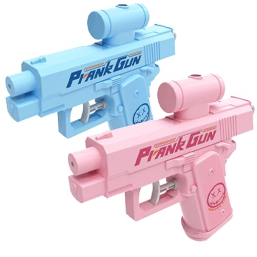 Prank Two-Way Water Gun, Water Gun Prank Can Spray from Front and Back,Double-Sided Reverse, 2025 New Compulsive Two-Way Waters Gun for Prank Lovers (Mix-A) von Generisch