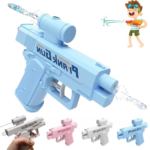 Prank Water Gun, Prank Two-Way Water Gun, Reverse Squirt Gun for Creative Water Fights, Fun Trick Battle Toy, Spray from Front and Back (Blue) von Generisch
