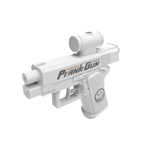 Prank Zweiwege-Wasserpistole, Prank Spritzpistole, Reverse Waters Guns Spray von vorne und hinten, Schulbedarf Spiel, ideale Neuheit Geschenke für Freunde, Klassenkameraden, Familie (Weiß) von Generisch