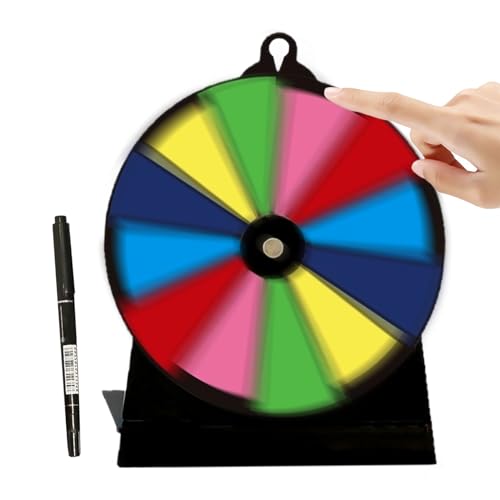 Preisträger Spinner - Buntes Spiel, rotierendes Rad | Wiederverwendbare Party Supermarkt -Handelsshow -Spendenaktion Carnival Booth Game Spin Wheel Activity Fun Kinder Erwachsene Unterhaltung von Generisch