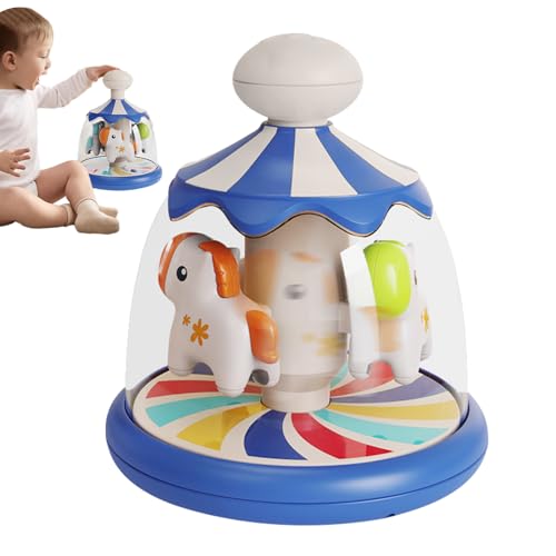 Press Spinner Toy - Spinner Toy For Kids | Spinner Spielzeug für Erwachsene, entzückendes Evolutionäres Drehkarussell, Druckspinner, tragbares Spinnerspielzeug, kompakter Schüttelspinner von Generisch