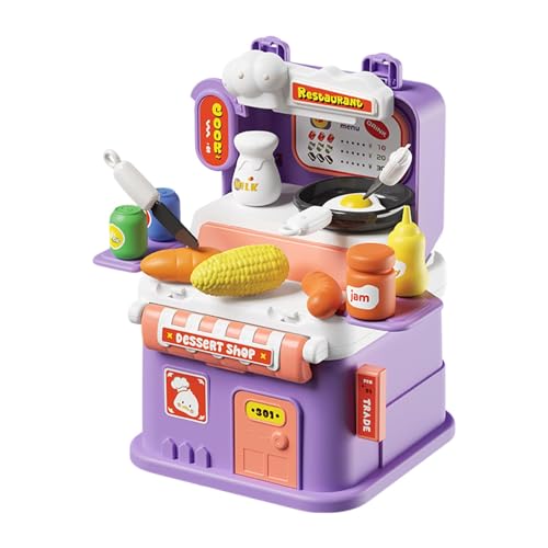 Pretend House-Spielzeug,Pretend House-Sets,Rollenspiel-Puppenhaus-Set mit Griff | Lernspielzeug für Kinder, Mädchen, ab 3 Jahren, Rollenspiel Pretend House-Spielzeug,Pretend House-Sets,Rollenspiel-Puppenhaus-Set mit Griff | Lernspielzeug für Kinder, Mädchen, ab 3 Jahren, Rollenspiel von Generisch