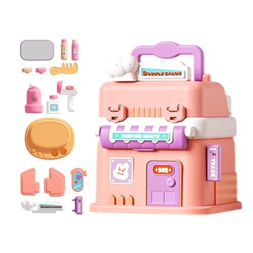 Pretend House Toy, Role-Playing Game Set, 5.51x5.43x5.91 inches, Portable Handle Design, Educational Learning Fun for Preschool Activity, Kids Age 3+, Girls, Boys, Interactive Pretend House Toy, Role-Playing Game Set, 5.51x5.43x5.91 inches, Portable Handle Design, Educational Learning Fun for Preschool Activity, Kids Age 3+, Girls, Boys, Interactive von Generisch