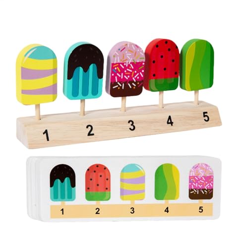 Pretend Learning Toys, Ice Cream Pretend Toy, 8.54x1.57x3.54 inches Role Dessert Food Playset, Portable Colorful Popsicle, Cute Birthday Gift for Kids Pretend Learning Toys, Ice Cream Pretend Toy, 8.54x1.57x3.54 inches Role Dessert Food Playset, Portable Colorful Popsicle, Cute Birthday Gift for Kids von Generisch