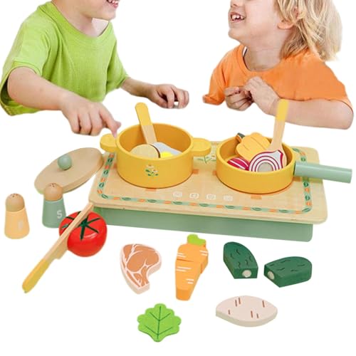 Propetend Cooking Set, Holzküchenzubehör, Kinderkoch Playset 29 × 4 × 17,9 cmx10,9 × 3 × 10 cmx14.3 × 7,5 × 10 cm lehrreich & spaß /komplett & eingreifend für besondere Anlässe wie Geburtstage Propetend Cooking Set, Holzküchenzubehör, Kinderkoch Playset 29 × 4 × 17,9 cmx10,9 × 3 × 10 cmx14.3 × 7,5 × 10 cm lehrreich & spaß /komplett & eingreifend für besondere Anlässe wie Geburtstage von Generisch