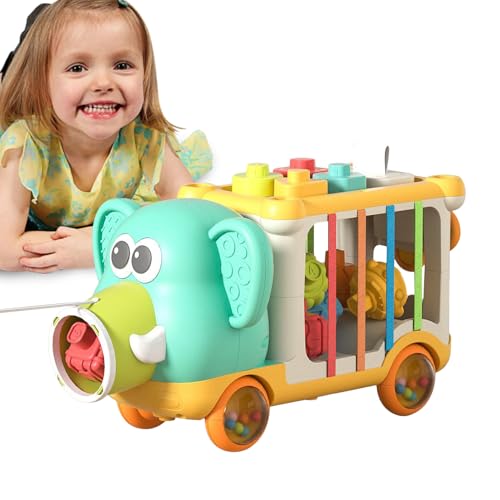Pull Entlang Autospielzeug - Lustige Kinderreisen, Vorschulunterrichtsaktivitäten Für, Farbenfrohe Elefant -Ziehen Entlang Spielzeug | Tragbares Feinmotorik -Lernspiel, Roadtrip -Aktivitäten Fü Pull Entlang Autospielzeug - Lustige Kinderreisen, Vorschulunterrichtsaktivitäten Für, Farbenfrohe Elefant -Ziehen Entlang Spielzeug | Tragbares Feinmotorik -Lernspiel, Roadtrip -Aktivitäten Fü von Generisch
