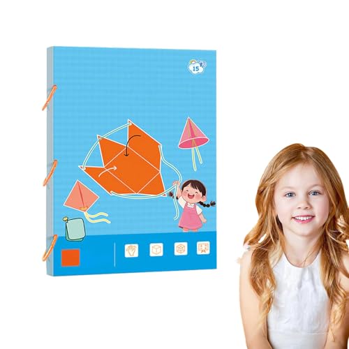 Pull String 3D Geometry Learning Book, Pull String 3D Geometrie Lernbuch, Lehren Volumen & Oberfläche Formeln, Boutiquefortun Spielzeug mit 9/12/15 Feststoffe, Geometrie für Anfänger (15 Modelle) Pull String 3D Geometry Learning Book, Pull String 3D Geometrie Lernbuch, Lehren Volumen & Oberfläche Formeln, Boutiquefortun Spielzeug mit 9/12/15 Feststoffe, Geometrie für Anfänger (15 Modelle) von Generisch