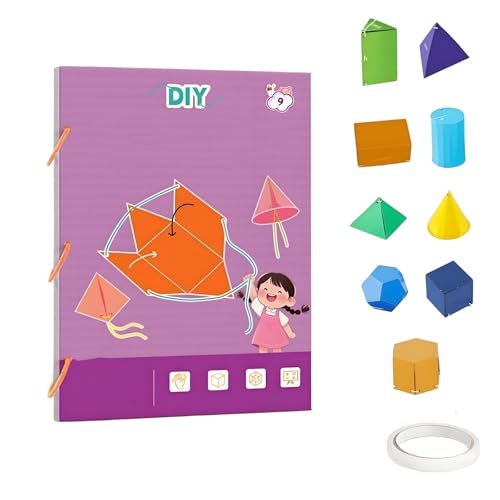 Pull String 3D Geometry Learning Book, Pull String 3D Geometrie-Lernbuch,Lehren Volumen & Oberfläche Formeln,3D-Geometrie-Lernbuch mit 9/12/15 Feststoffe,Geometrie für Anfänger,Geometrie Lehrmaterial Pull String 3D Geometry Learning Book, Pull String 3D Geometrie-Lernbuch,Lehren Volumen & Oberfläche Formeln,3D-Geometrie-Lernbuch mit 9/12/15 Feststoffe,Geometrie für Anfänger,Geometrie Lehrmaterial von Generisch