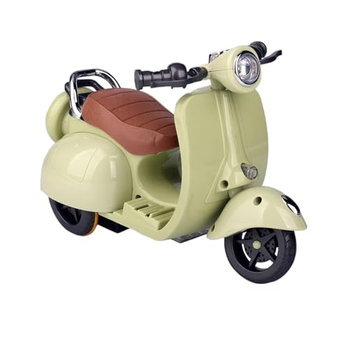 Puppe La-Bubu Zubehör, Motorräd Scooter Spielzeug mit Licht und Musik, Drehspielzeug für, Niedliches Have a Seat Spielzeug, Decor Desktop Ornaments für Sammler (Grün) von Generisch