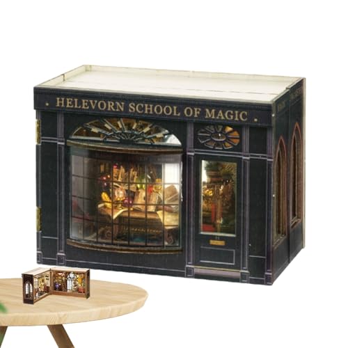 Puppe Modell – Miniatur-Haus-Set, Idee Modell Haus Modell Miniatur Craft Crafts Building Toy | Puppen-Set Realistic Wooden House Puzzle, Puppe Kit zur Herstellung von von Generisch
