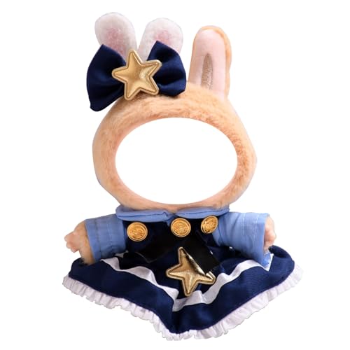 Puppe Original Plüsch Bekleidung, Puppenbekleidung Niedliches Mini Kuscheltier Outfit mit DIY Pullover Hoodie Bekleidungszubehör (#11, one Size) von Generisch