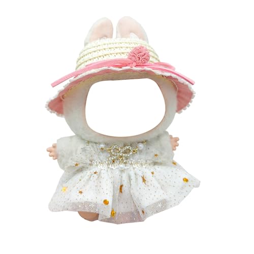 Puppe Original Plüsch Bekleidung, Puppenbekleidung Niedliches Mini Kuscheltier Outfit mit DIY Pullover Hoodie Bekleidungszubehör (#12, one Size) von Generisch