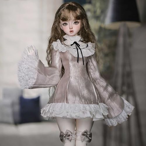 Puppe aus Kunstharz, Kugelgelenk, mit Kleid, Schuhen, Perücke und Zubehör für Sammler und Display Puppe aus Kunstharz, Kugelgelenk, mit Kleid, Schuhen, Perücke und Zubehör für Sammler und Display von Generisch