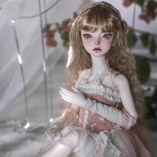 Puppe mit Kugelgelenk, mit Outfit, Perücke und Make-up, ideal als Valentinstagsgeschenk von Generisch