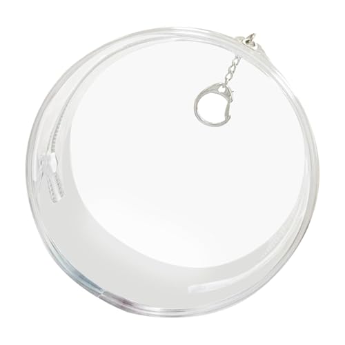 Puppen-Display-Tasche – Puppen-Display-Schlüsselanhänger-Tasche, transparente Puppen-Display-Tasche, runde Puppen-Tragetasche, staubdichte Puppentasche, tragbare Figuren-Aufbewahrungstasche zum von Generisch