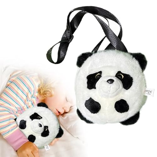Puppen Kleider Panda-Umhängetasche, süße Kuscheltier-Umhängetasche für Kinder und Erwachsene (20 cm) Puppen Kleider (White, One Size) von Generisch