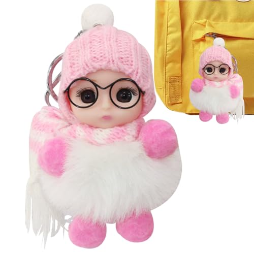 Puppen-Schlüsselanhänger mit Anhänger, Puppen-Schlüsselanhänger - Schöner dekorativer Anhänger für Puppentasche | Entzückendes Ornament mit großen Augen trägt Augen, Rosa und Weiß, Fare riferimento Puppen-Schlüsselanhänger mit Anhänger, Puppen-Schlüsselanhänger - Schöner dekorativer Anhänger für Puppentasche | Entzückendes Ornament mit großen Augen trägt Augen, Rosa und Weiß, Fare riferimento von Generisch