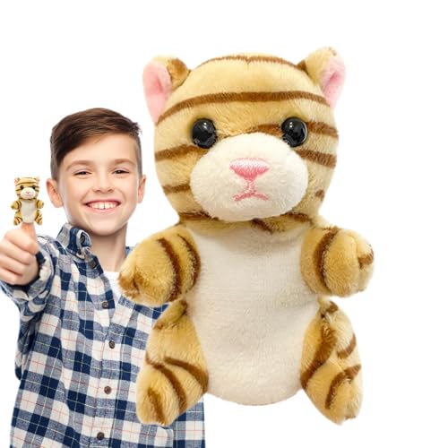 Puppen der Fingerfamilie für Kleinkind, Farm Fingerpuppen | Weiche Plüsch -Handpuppen,Farm Small Figuren Spielzeug kleine Geschichte Party Gefälligkeiten für, Kinder und Spieltime von Generisch