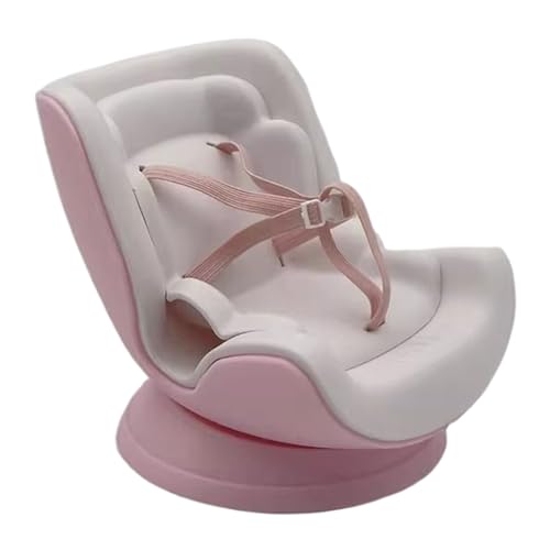 Puppenautositzlager, Mini Doll Autositz | Ausgestopfter Puppensitz für Auto,Tabletop Dekoration Ornament, Mini -Stoff -Spielzeugwagen -Lüftungsclip für Lastwagen von Generisch